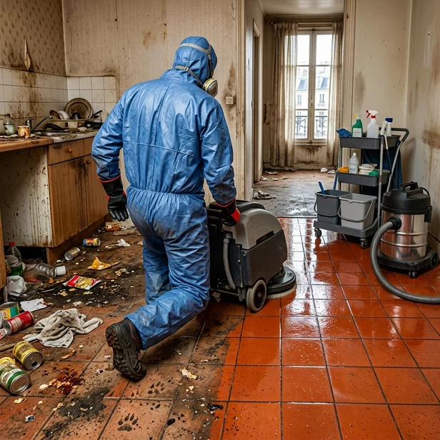 Nettoyage extrême et syndrome de Diogène en logement insalubre à Saint-Étienne